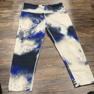 Lululemon Milky Way Multi Wunder Under Crop Leggings